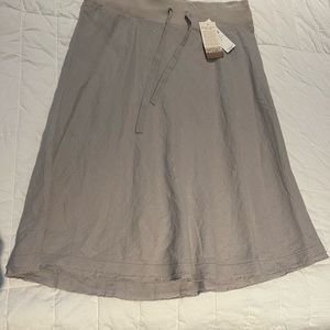 NWT Eileen Fisher linen skirt with draw string